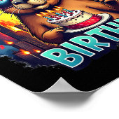 カピバラ貝州誕生日パーティー日本モンスターカピツィ ポスター (角)