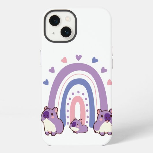 カピバラ電話カバー iPhoneケース (裏面)
