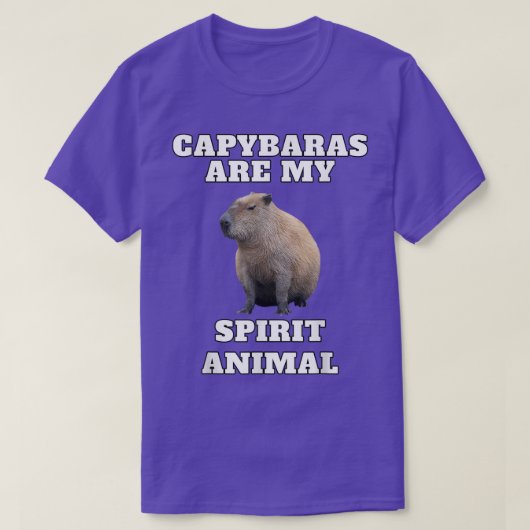カピバラ霊動物 Tシャツ (デザイン正面)