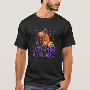 カピバラ魔女クルーHalloweenチームスクワッドTシャツ Tシャツ