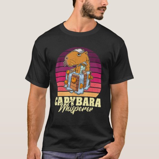 カピバラ齧歯動物かわいいペット15 Tシャツ (正面)