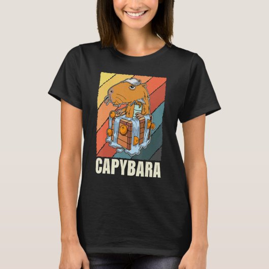 カピバラ齧歯動物かわいいペット20 Tシャツ (正面)