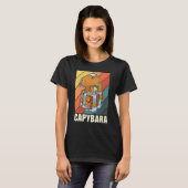 カピバラ齧歯動物かわいいペット20 Tシャツ (正面フル)