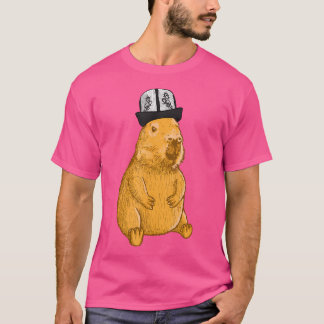 カピバラ・キルギスタン・ハット Tシャツ