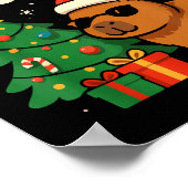 カピバラ クリスマスTシャツ 面白いカピ ホリデー ポスター (角)