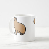 カピバラ コーヒーマグカップ (正面左)