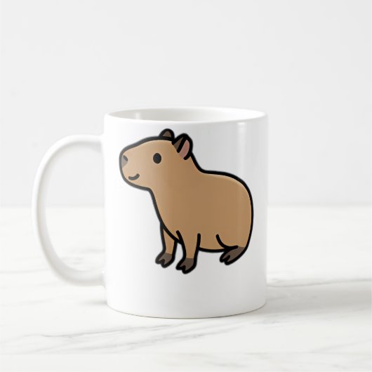 カピバラ コーヒーマグカップ (左)
