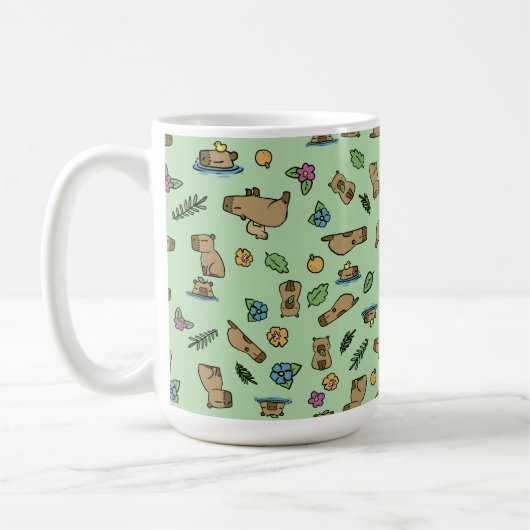 カピバラ コーヒーマグカップ (左)