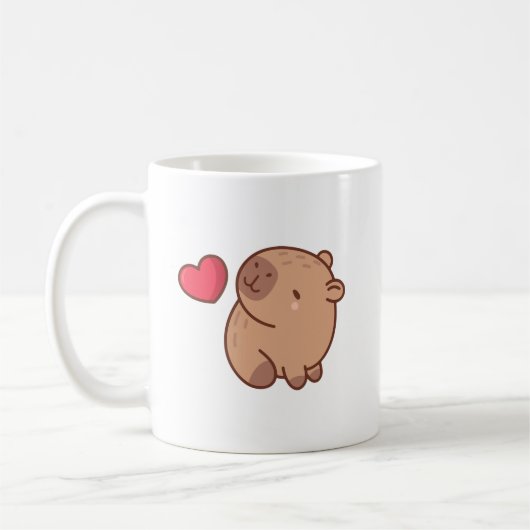 カピバラ コーヒーマグカップ (左)