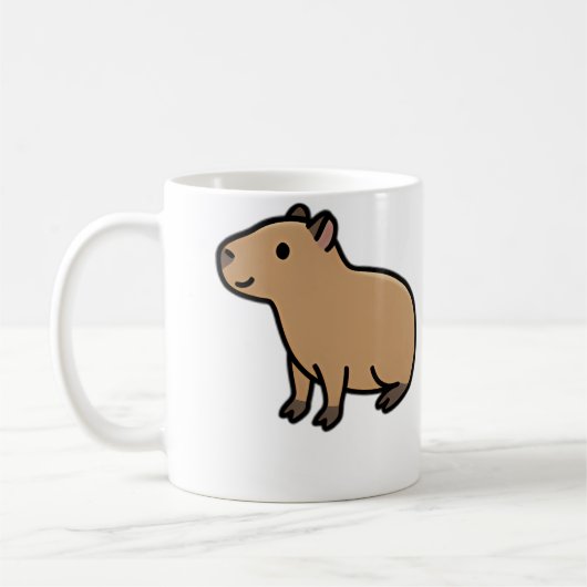 カピバラ コーヒーマグカップ (左)