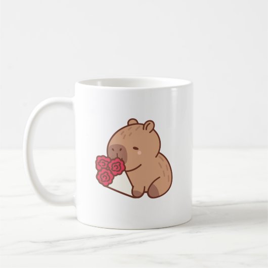 カピバラ コーヒーマグカップ (左)
