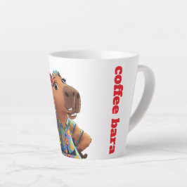 カピバラ コーヒー バラ ラテ マグカップ