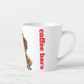 カピバラ コーヒー バラ ラテ マグカップ (右)