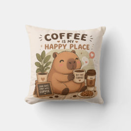 カピバラ コーヒー 幸せ クッション