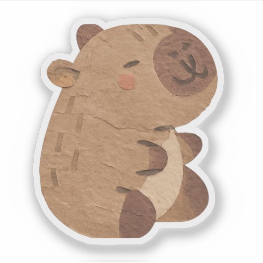 カピバラ シール (正面)
