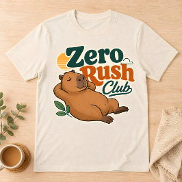 カピバラ ゼロラッシュ クラブ ルーズフィット レトロTシャツ Tシャツ