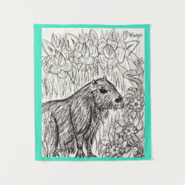 カピバラ タペストリー