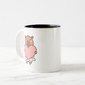 カピバラ ツートーンマグカップ (正面左)