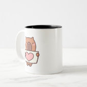 カピバラ ツートーンマグカップ (正面左)