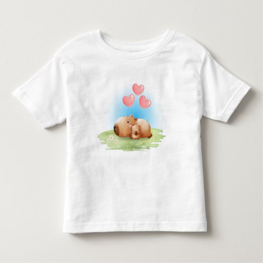 カピバラ トドラーTシャツ (正面)