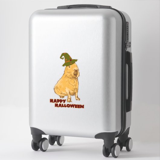カピバラ ハロウィン 動物 シール (スーツケース)