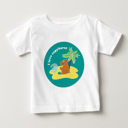 カピバラ ベビーTシャツ (正面)