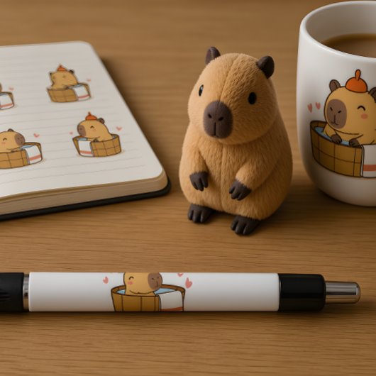 カピバラ ペン | かわいい動物の文房具ギフト