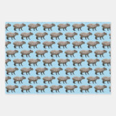 カピバラ ラッピングペーパーシート (正面3)