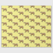 カピバラ ラッピングペーパー (フラット)