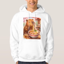 カピバラ ラーメンを食べる