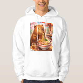 カピバラ ラーメンを食べる パーカ