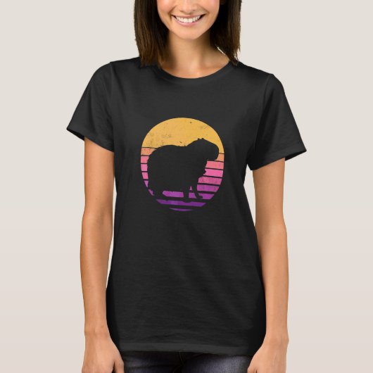 カピバラ ヴィンテージ 1 Tシャツ (正面)
