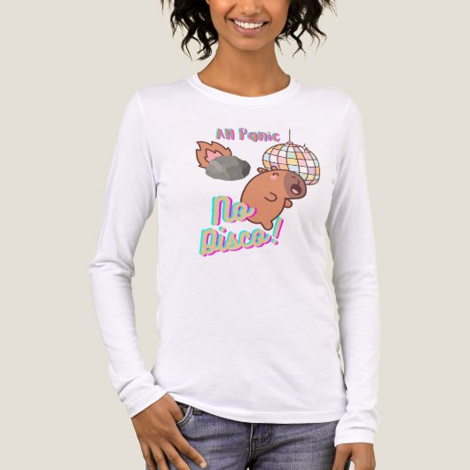 カピバラ 楽しい パニック ディスコ Tシャツ (正面)