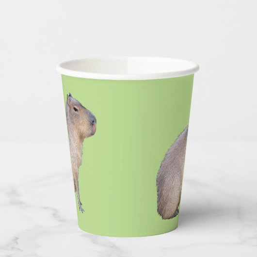 カピバラ 紙コップ (左)