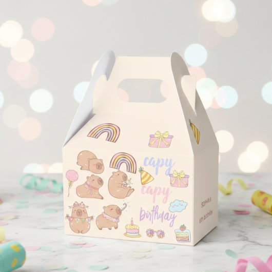 カピバラ 誕生日おめでとう フェイバーボックス