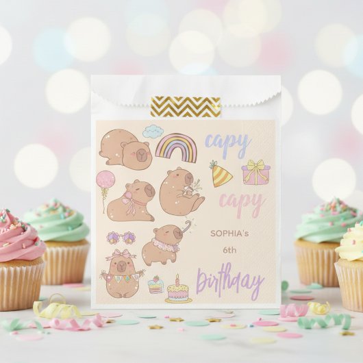 カピバラ 誕生日 フェイバーバッグ