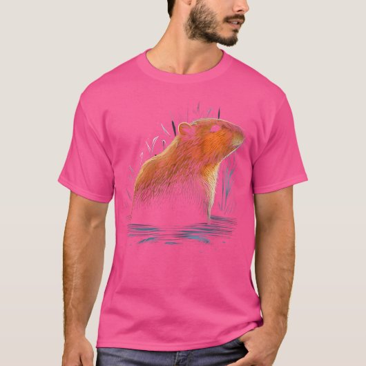 カピバラ Tシャツ (正面)