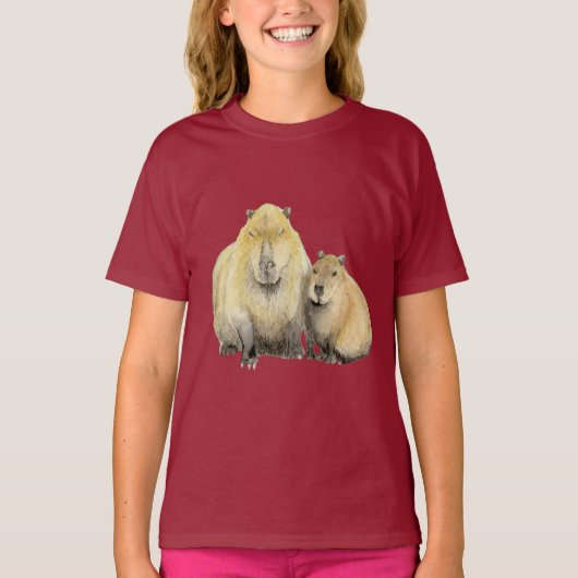 カピバラ Tシャツ (正面)