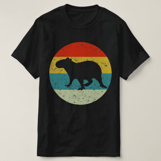 カピバラ Tシャツ (デザイン正面)
