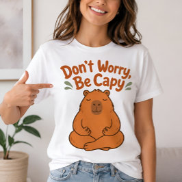 カピバラTシャツでリラックス Tシャツ