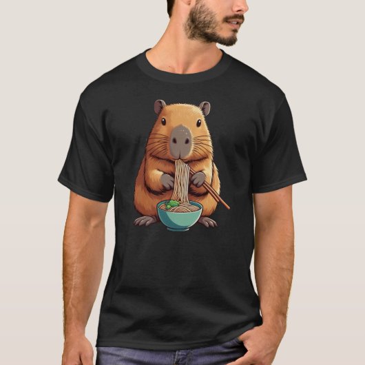カピバラTシャツ Tシャツ (正面)
