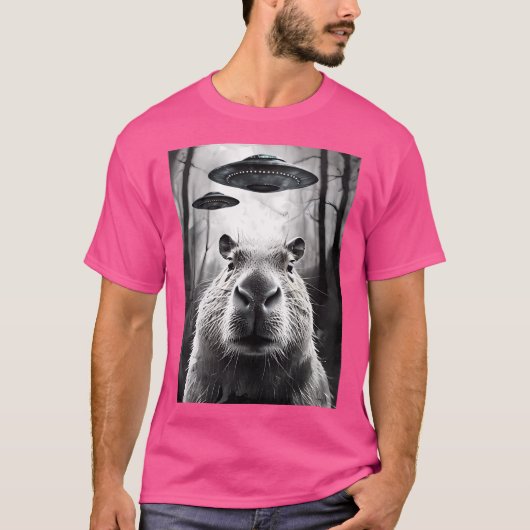 カピバラUfo Tシャツ (正面)