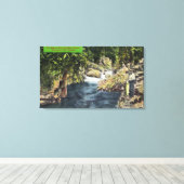 カピラーノキャニオンザサーモンプール キャンバスプリント (インサイチュ (ウッドフロア))