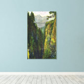 カピラーノキャニオンビューオブクラウンマウンテン キャンバスプリント (インサイチュ (ウッドフロア))