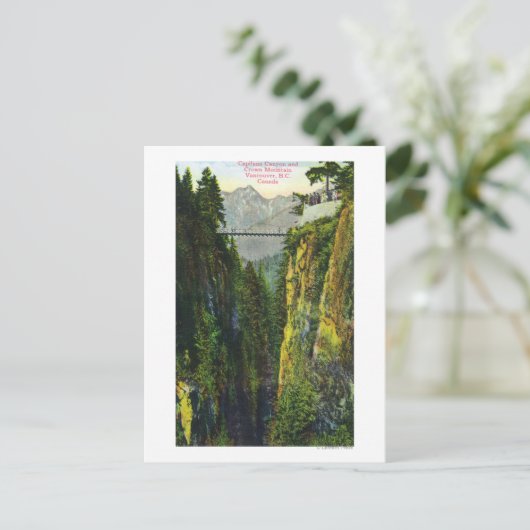 カピラーノキャニオンビューオブクラウンマウンテン ポストカード (スタンド正面)