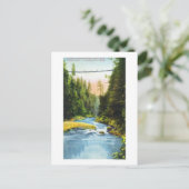 カピラーノサスペンションブリッジの眺め# 2 ポストカード (スタンド正面)