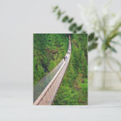 カピラーノサスペンションブリッジポストカード ポストカード (スタンド正面)