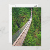 カピラーノサスペンションブリッジポストカード ポストカード (正面/裏面)