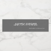 カピル水ボトルラベル – 電動フライペーパー ペットボトルラベル (シングルラベル)