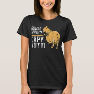 カピーお尻カピバラおもしろいケイ原 Tシャツ